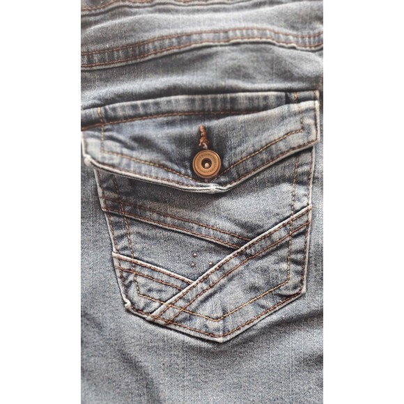 BandolinoBlu Bootcut Jeans Sz 16 Stella Embellished Back Flap Pockets Women's - Picture 11 of 13